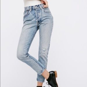 LEVI’S 501 Selvedge Skinny - 24 x 28 - Summer Dune